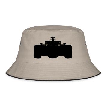 F1 #1 - Bucket Hat - khaki/black - Front