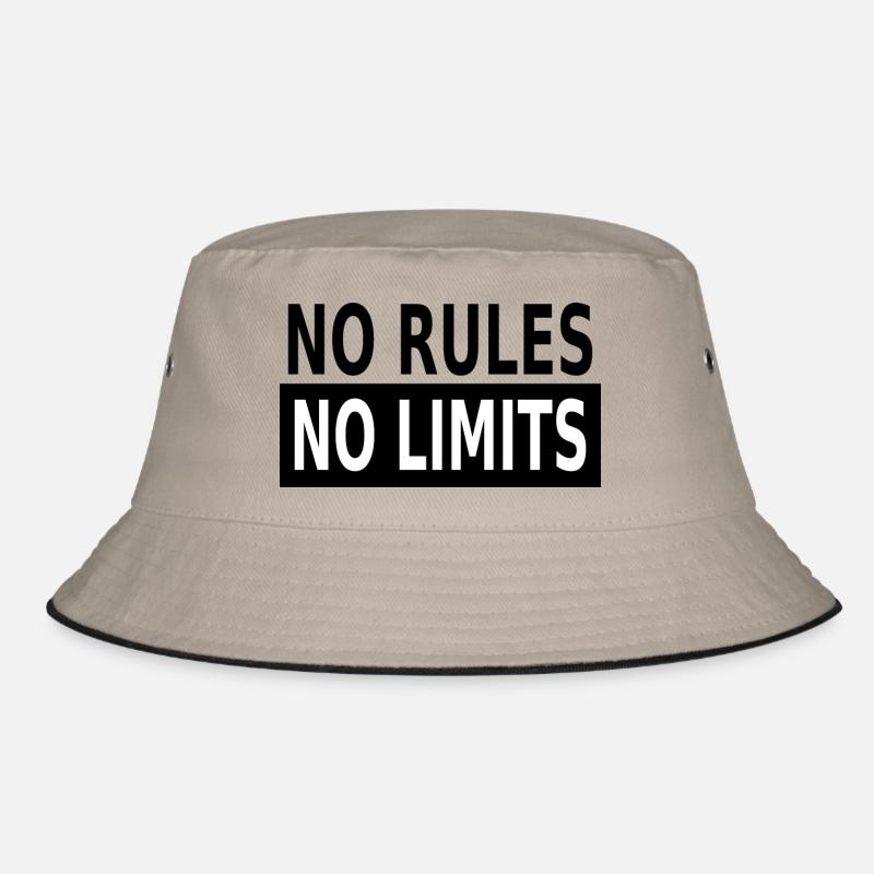 No Rules No Limits Bucket Hat