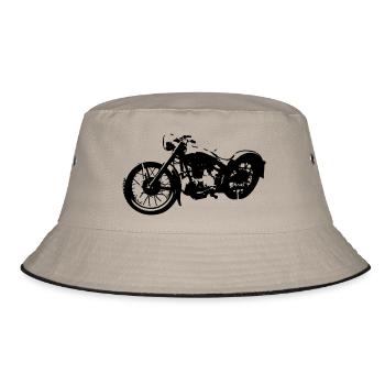 Simson AWO Touren - Bucket Hat - Khaki/Schwarz - Vorne