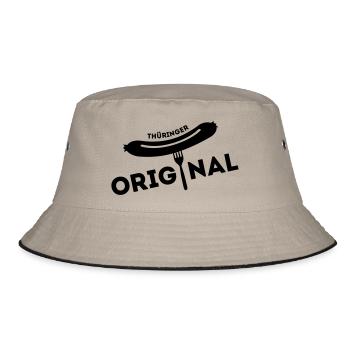 Original Thuringian - Bucket Hat - khaki/black - Front