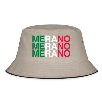 MERANO Italien Italy Flag Italia - Bucket Hat - khaki/black - Front