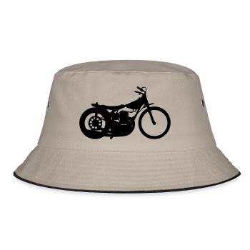 Speedway - Bucket Hat - Khaki/Schwarz - Vorne