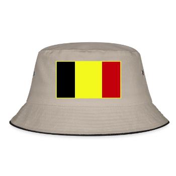 Drapeau tricolore personnalisable - Bob - kaki/noir - Devant