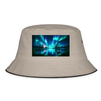group1 8 - Bucket Hat - Khaki/Schwarz - Vorne