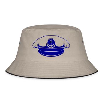 chapeau de marin - Bob - kaki/noir - Devant