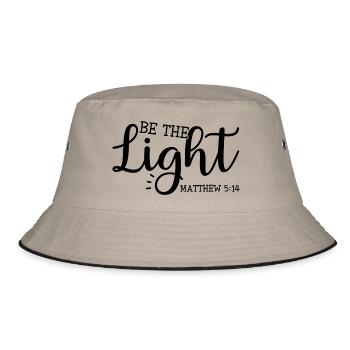Licht der Welt - Bucket Hat - Khaki/Schwarz - Vorne