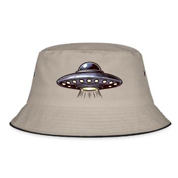 UFO - Bucket Hat - khaki/black - Front