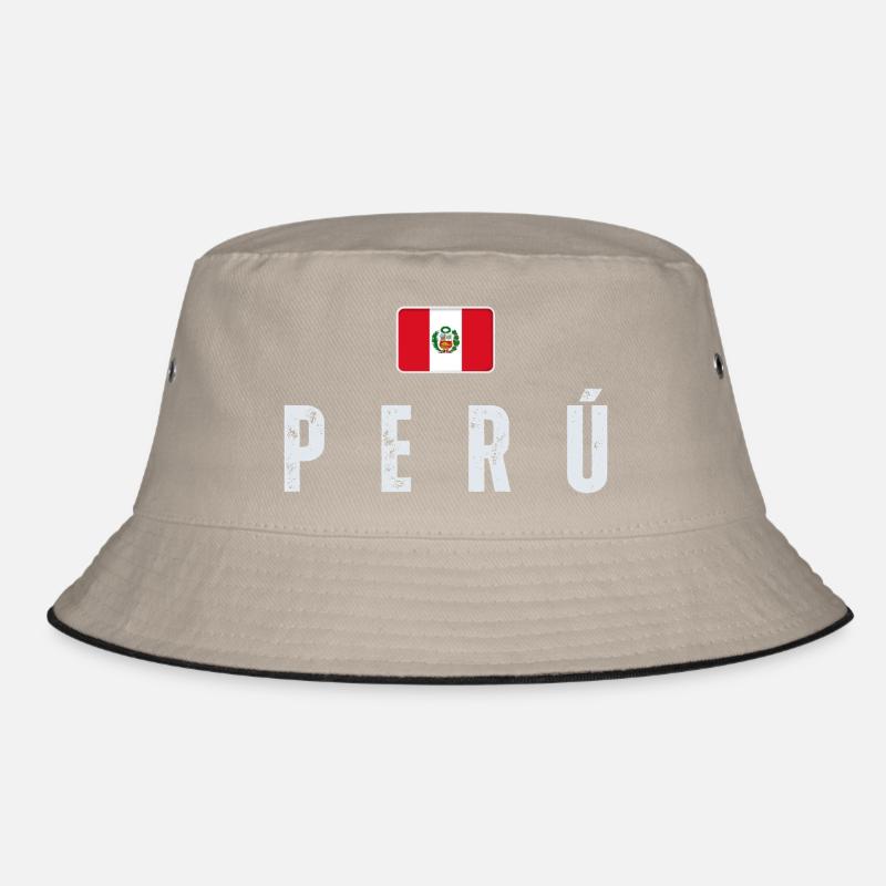 I love Peru, Peruvian flag Bucket Hat