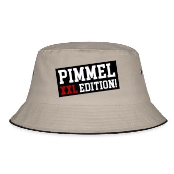 Pimmel XXL Edition - Bucket Hat - Khaki/Schwarz - Vorne