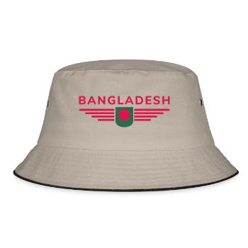 Bangladesh Design – Fierté et culture - Bob - kaki/noir - Devant