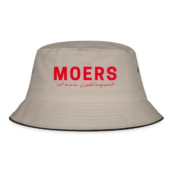 Moers T-Shirt – Zeig deine Heimatliebe! - Bucket Hat - Khaki/Schwarz - Vorne