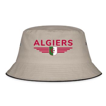 Alger Design – Capitale de l’Algérie - Bob - kaki/noir - Devant