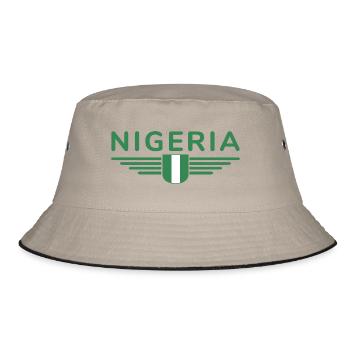 Nigeria Design – Montrez votre amour pour le pays - Bob - kaki/noir - Devant