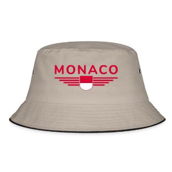 Monaco Design – Le style pour les fans de la Principauté - Bob - kaki/noir - Devant
