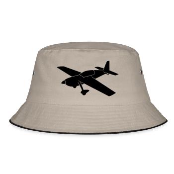 Extra 300 - Bucket Hat - Khaki/Schwarz - Vorne