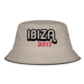 Ibiza 2017 - Bucket Hat - khaki/black - Front