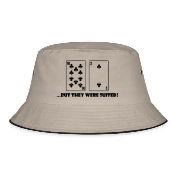 Poker ...but they were suited - Bucket Hat - khaki/black - Front