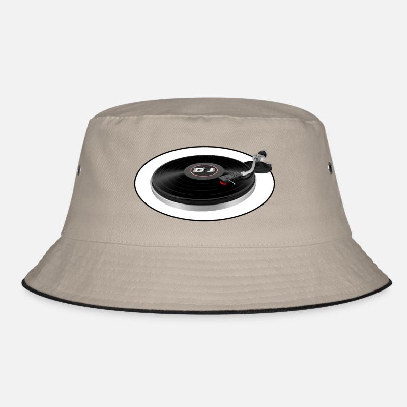 SCOTT DJ turntable Bucket Hat