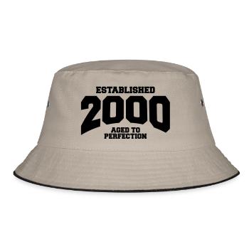 aged to perfection established 2000 (uk) - Bucket Hat - khaki/black - Front