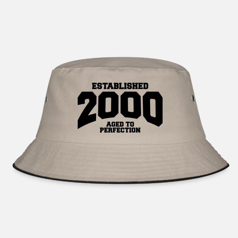 aged to perfection established 2000 (de) Bucket Hat