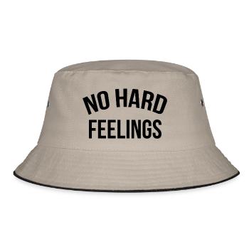 No hard feelings - Bucket Hat - khaki/black - Front