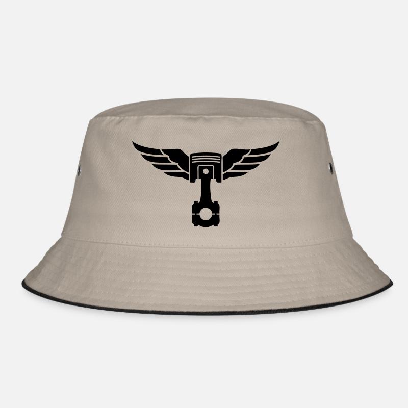 piston et ailes Bucket Hat
