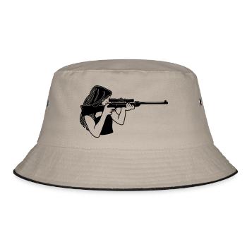 Protector rifle - Bucket Hat - khaki/black - Front