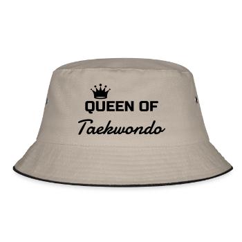 Taekwondo Taekwondoin Tae-Kwon-Do Tae Kwon Do - Bucket Hat - Khaki/Schwarz - Vorne