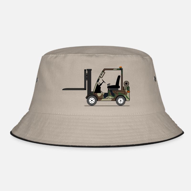 Stapler Armee Farbe Bucket Hat