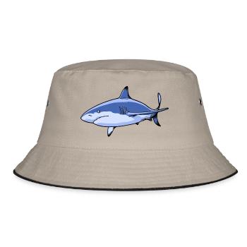 Hai - Bucket Hat - Khaki/Schwarz - Vorne