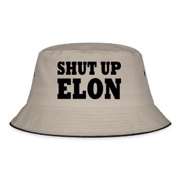 shut up elon - Bob - kaki/noir - Devant