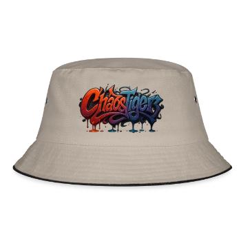 Chaos Tiger - Wildstyle Graffiti Design - Bob - kaki/noir - Devant
