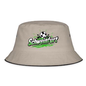Schweinfurt Football Merchandise - Bucket Hat - khaki/black - Front