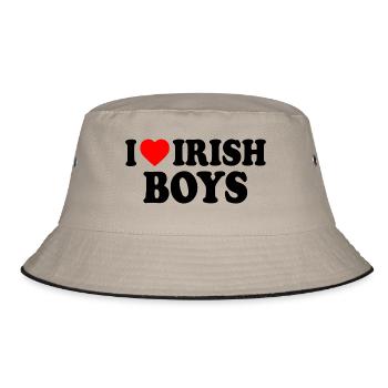 I love irish boys - Bob - kaki/noir - Devant