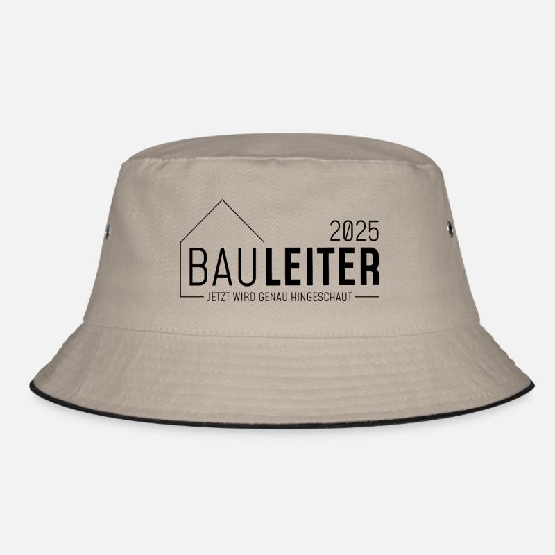 Bauleiter 2025 - Jetzt wird genau hingeschaut - Bucket Hat - Khaki/Schwarz