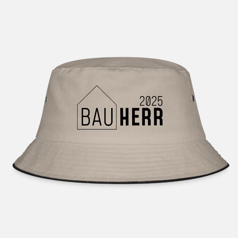 Bauherr 2025 - mit Haus Bucket Hat