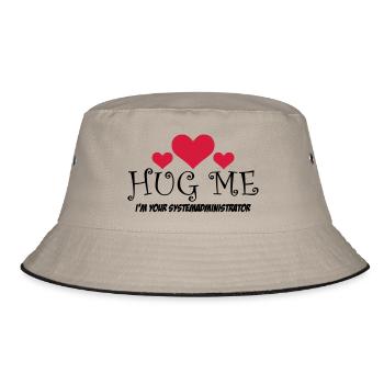 Hug Me! Je suis l'administrateur de votre système - Bob - kaki/noir - Devant