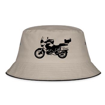 Moto Trail - Bucket Hat - khaki/black - Front