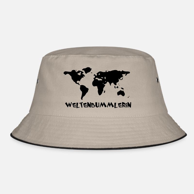 WeltenbummlerIN Bucket Hat