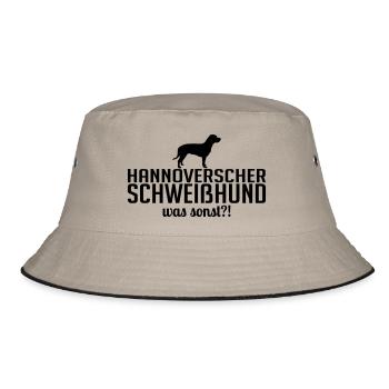 HANNOVERSCHER SCHWEIßHUND what else - Bucket Hat - khaki/black - Front