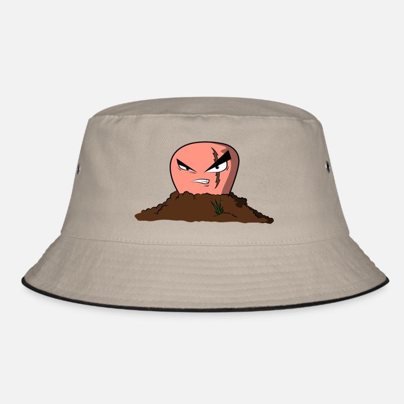 Wurm - Bucket Hat - Khaki/Schwarz