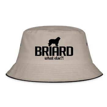 BRIARD what else - Bucket Hat - khaki/black - Front