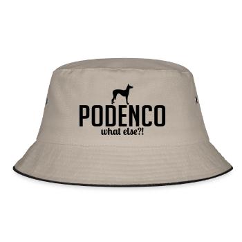 PODENCO what else - Bucket Hat - khaki/black - Front