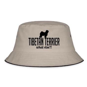 TIBETAN TERRIER what else - Bucket Hat - khaki/black - Front