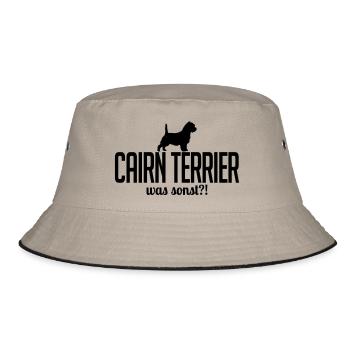 CAIRN TERRIER what else - Bucket Hat - khaki/black - Front