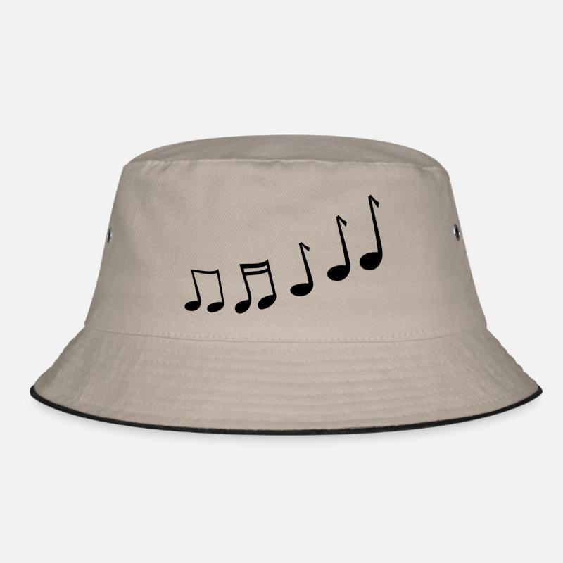 Musiknoten Bucket Hat