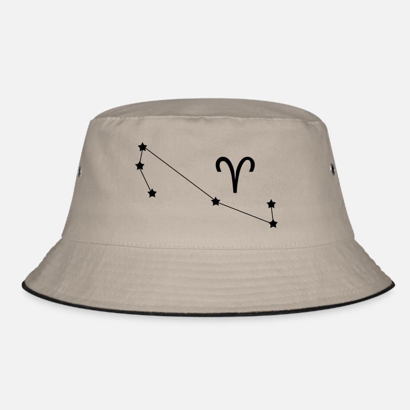 Zodiac constellation, aries Bucket Hat