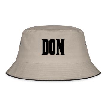 Don detail DON - Bucket Hat - khaki/black - Front