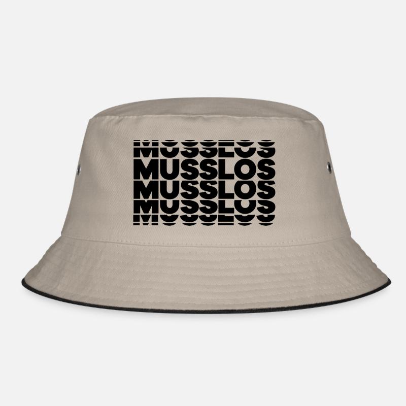 Muss Los - Bucket Hat - Khaki/Schwarz