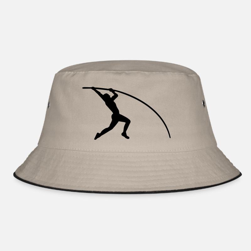 pole vault athletics Bucket Hat